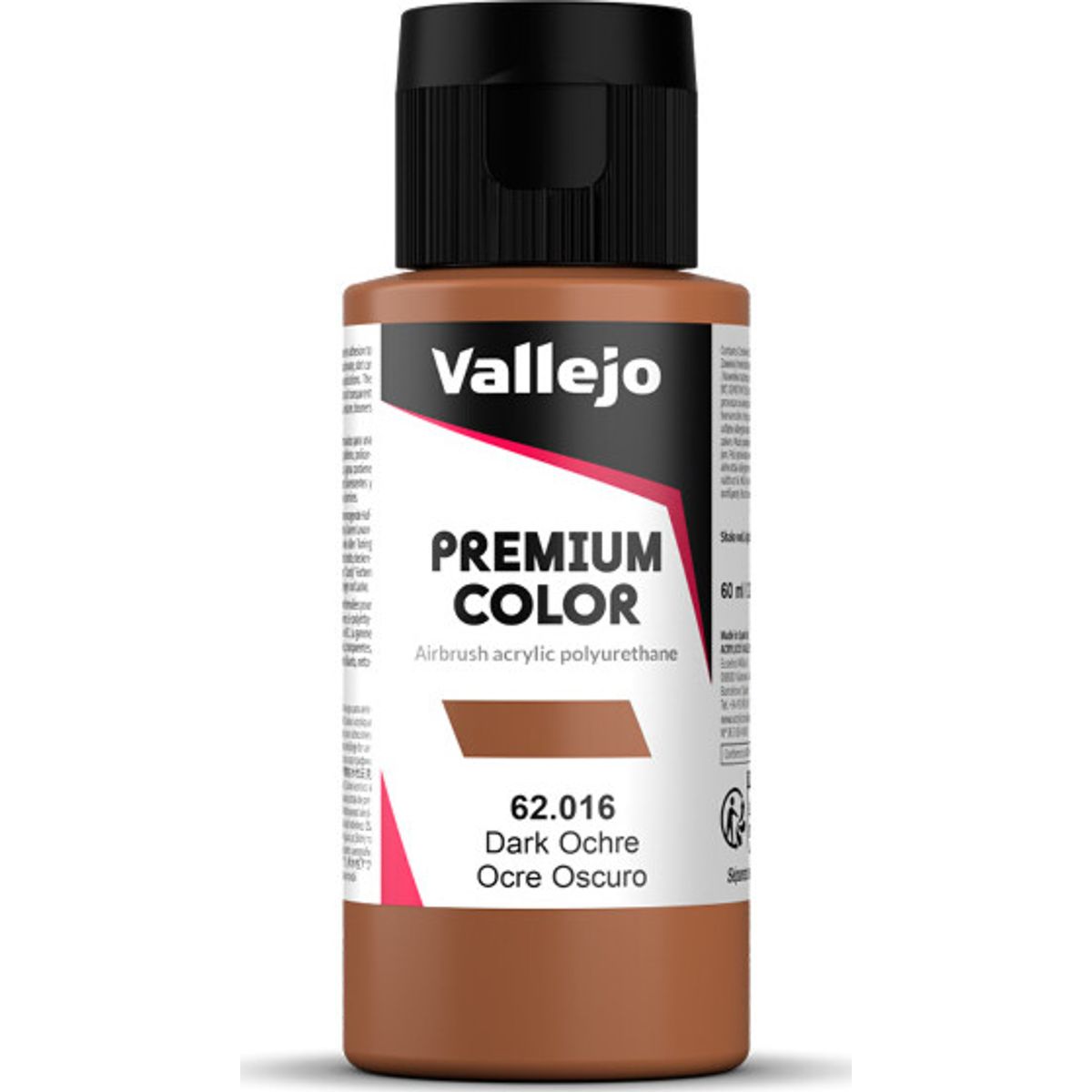 Vallejo - Premium Airbrush Maling - Dark Ochre 60 Ml