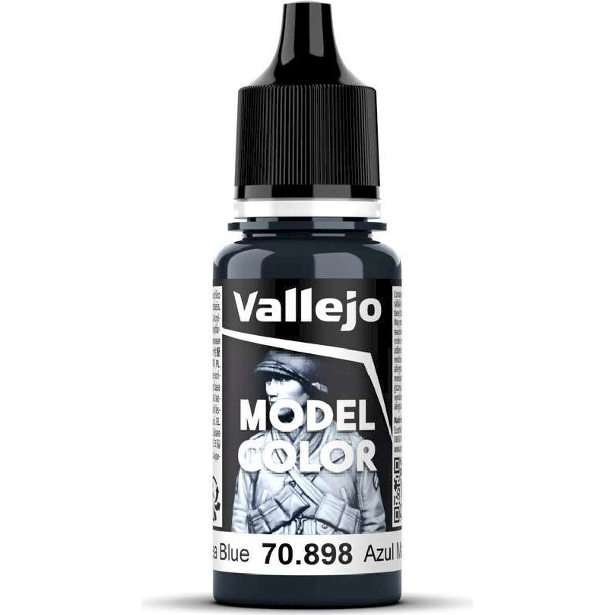 Vallejo - Model Color - Dark Sea Blue Mat - 17-18 Ml - 70898