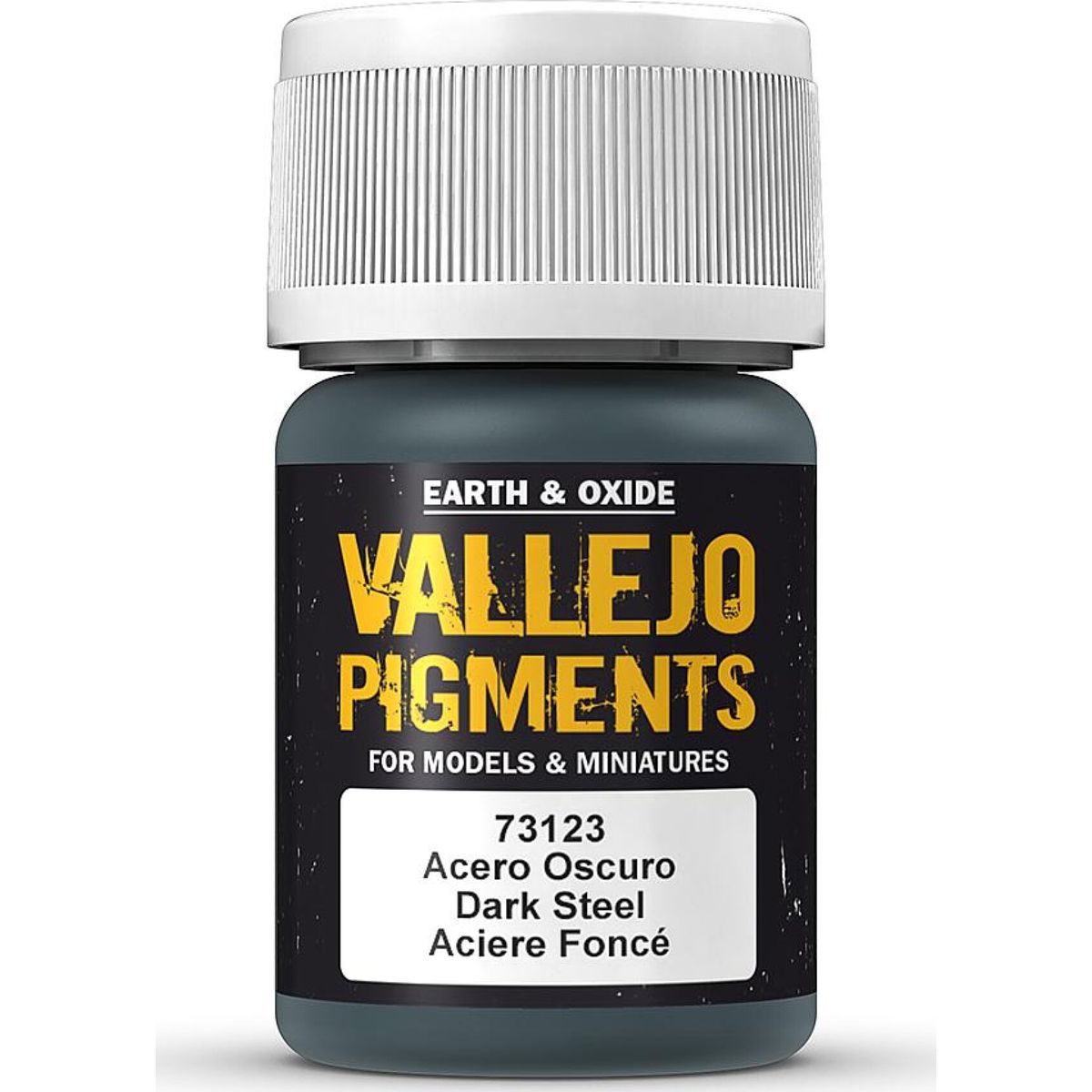 Vallejo - Pigments - Dark Steel - 30 Ml - 73123