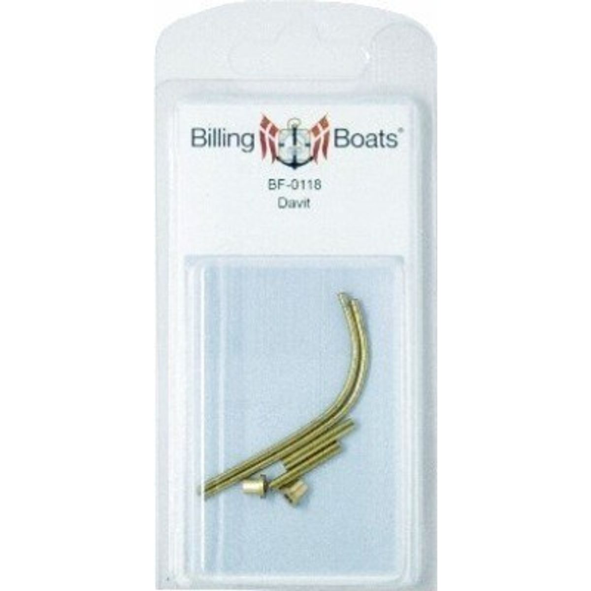 Billing Boats Fittings - Davit - 15 X 70 Mm - 2 Stk