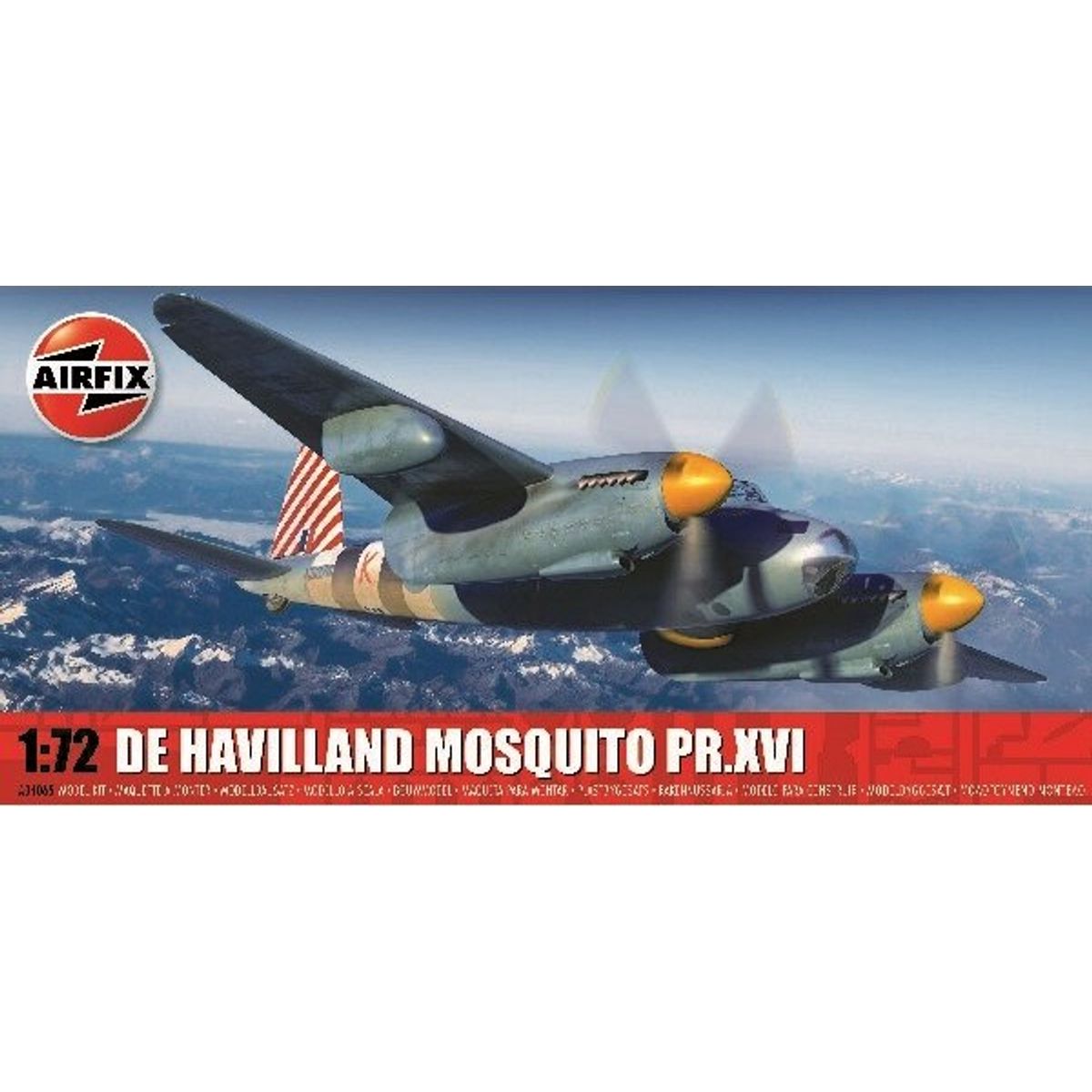 Airfix - De Havilland Mosquito Model Fly Byggesæt - 1:72 - A04065