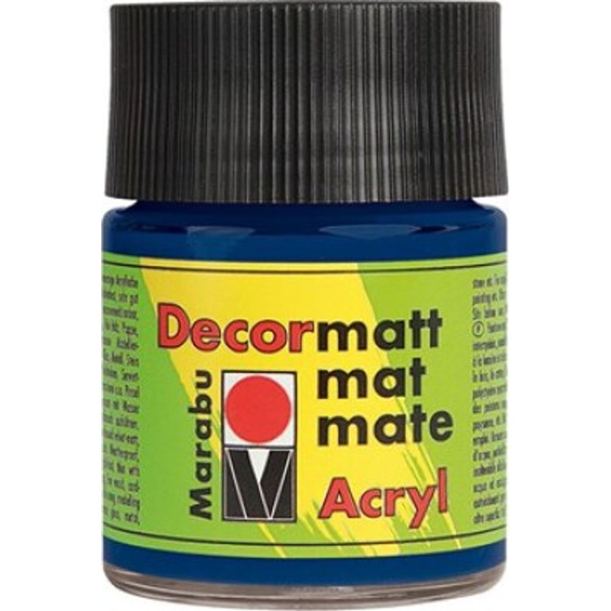 Decormatt Acryl - 50 Ml - M. Blå - Marabu