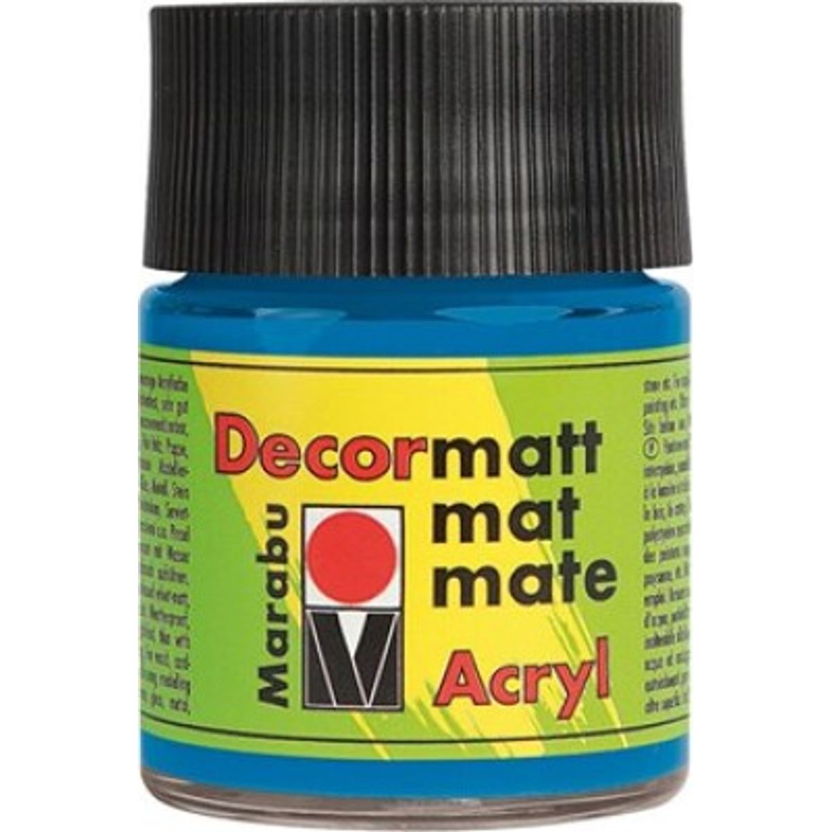 Decormatt Acryl - 50 Ml - Blå - Marabu