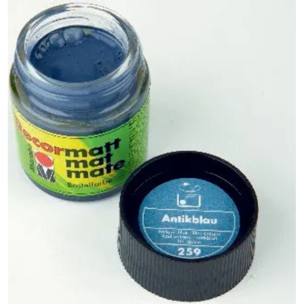 Decormatt Acryl - 50 Ml - Antikblå - Marabu