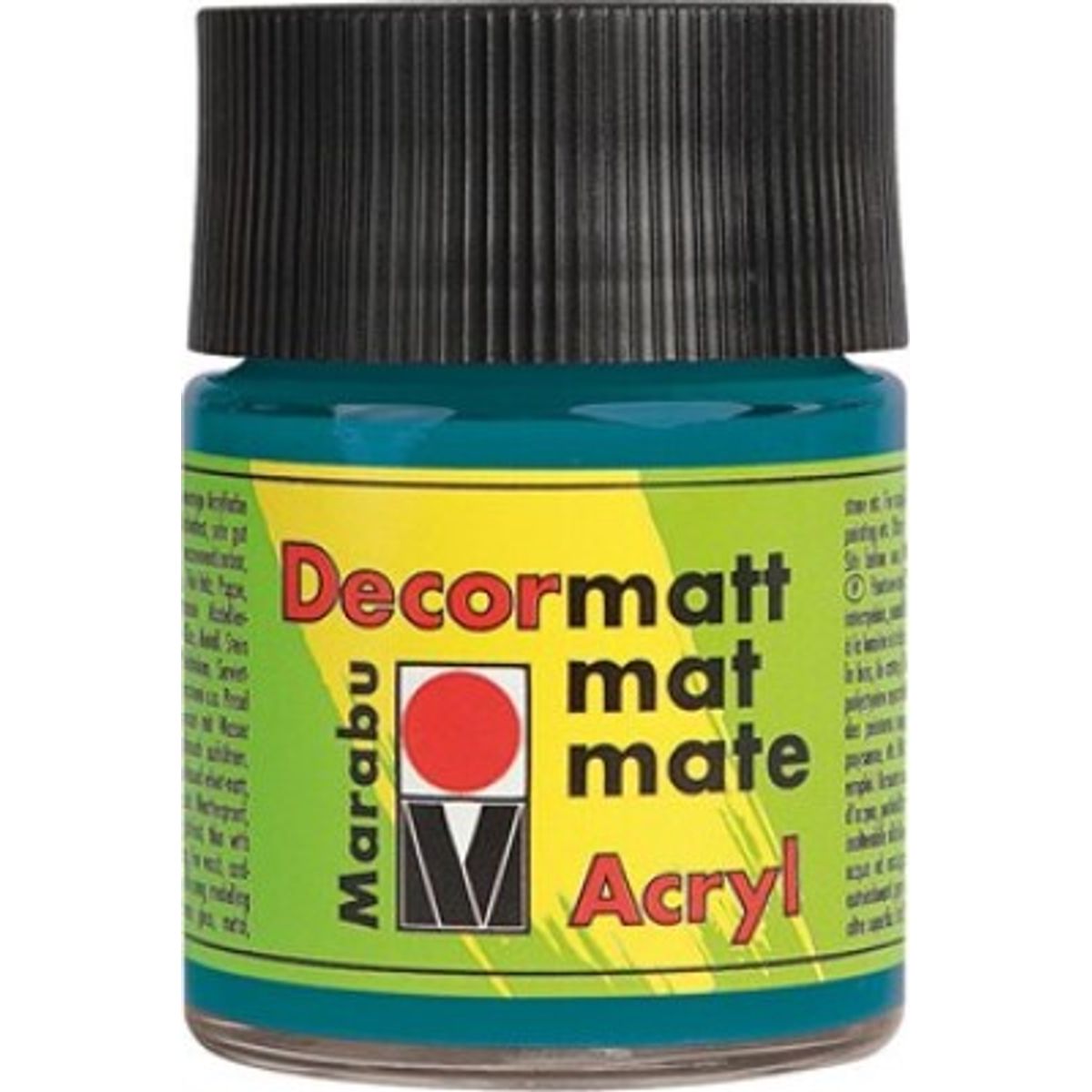 Decormatt Acryl - 50 Ml - Turkisblå - Marabu