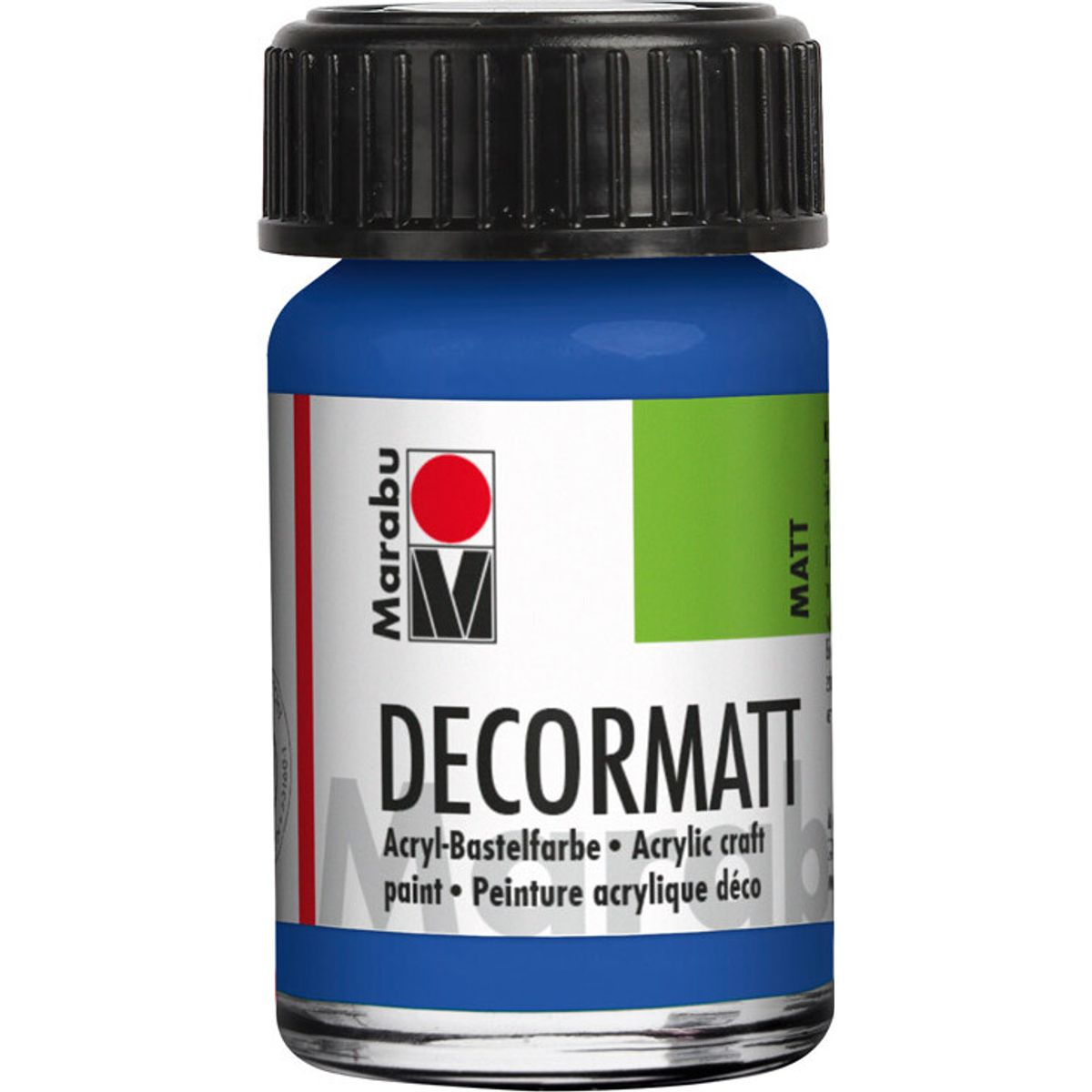 Decormatt Acryl - 15 Ml - Mellemblå - Marabu