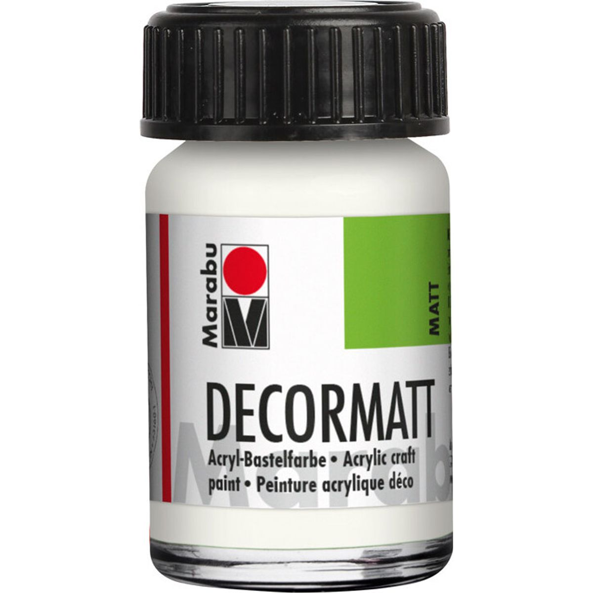 Decormatt Acryl - 15 Ml - Hvid - Marabu