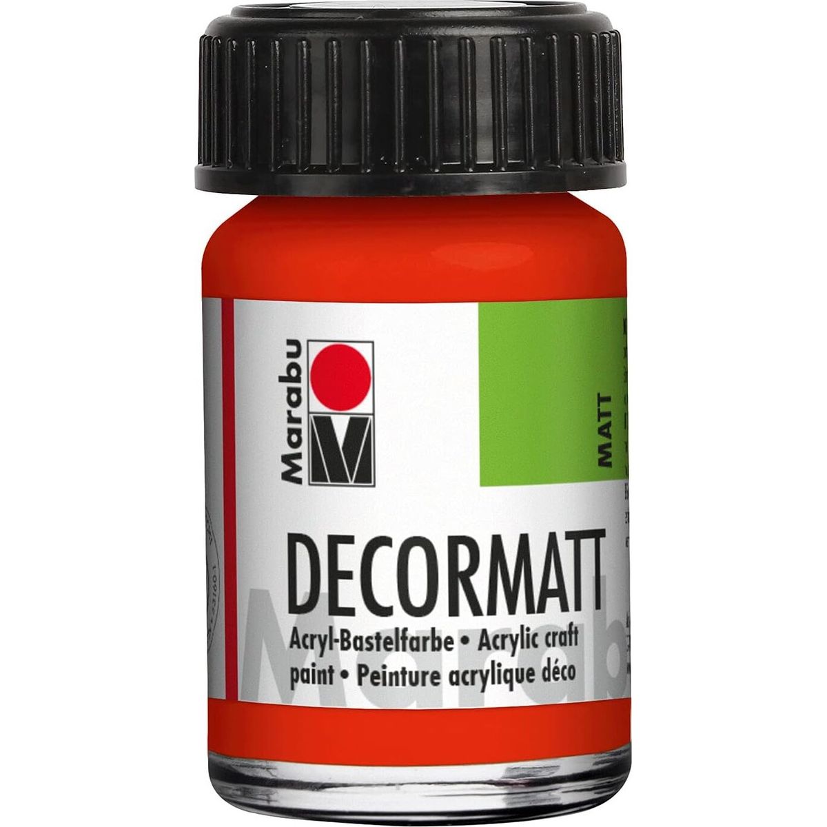 Decormatt Acryl - 15 Ml - Cinnorb. Rød - Marabu