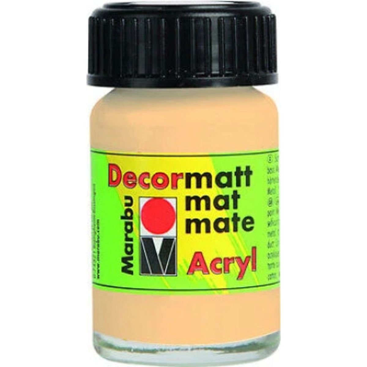 Decormatt Acryl - 50 Ml - Fersken - Marabu