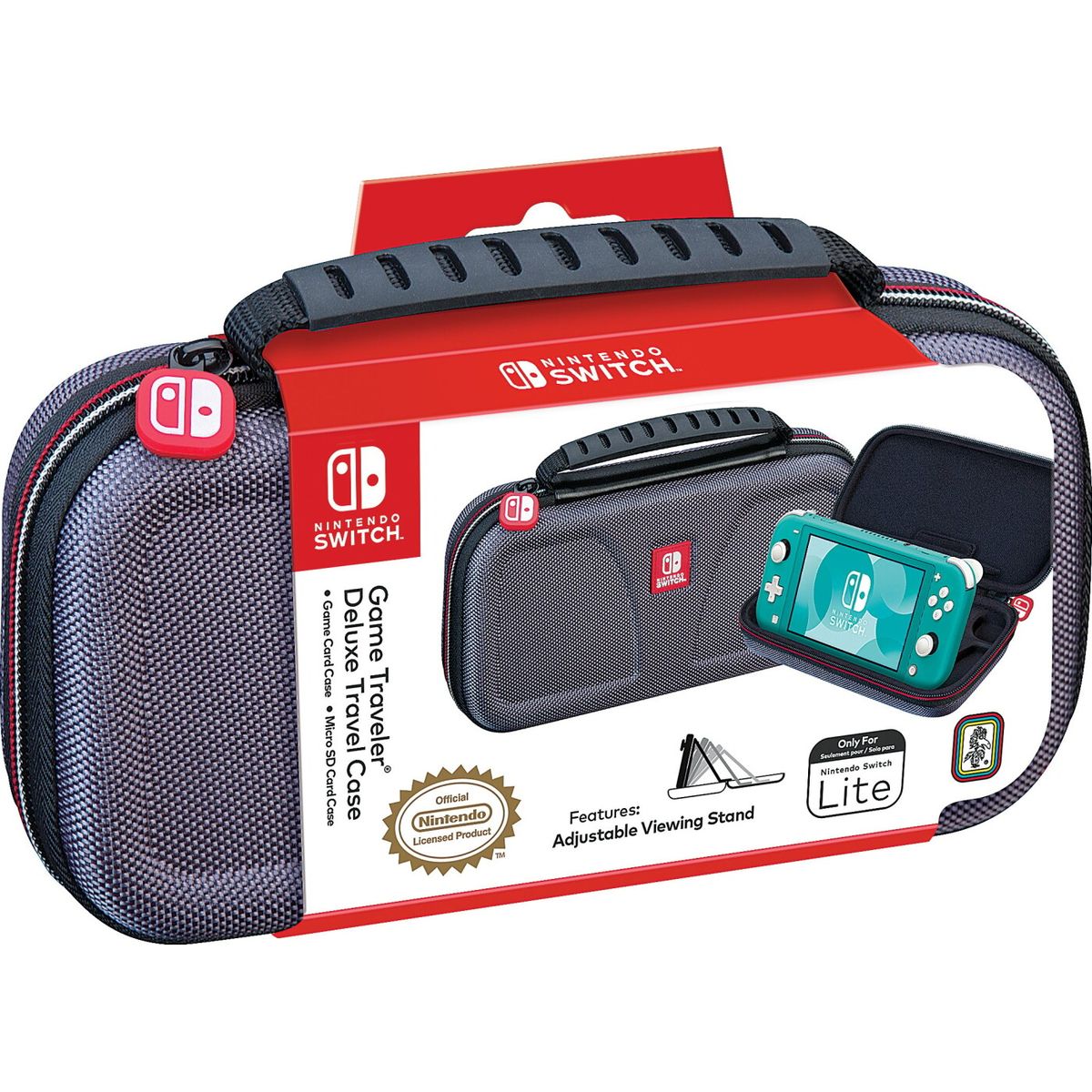 Nintendo Switch Lite - Deluxe Travel Case - Etui Og Skærmbeskytter