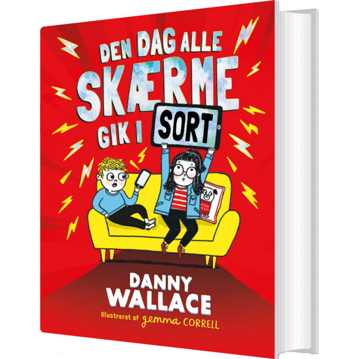 Den Dag Alle Skærme Gik I Sort - Danny Wallace - Bog