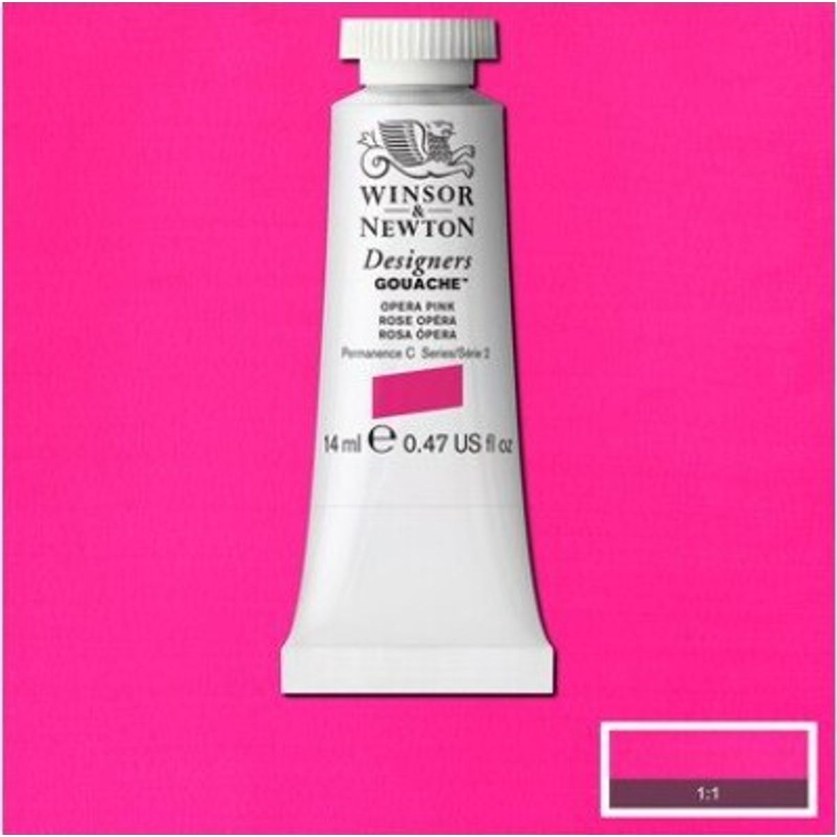 Winsor & Newton - Designers Gouache Maling - Opera Pink 14 Ml