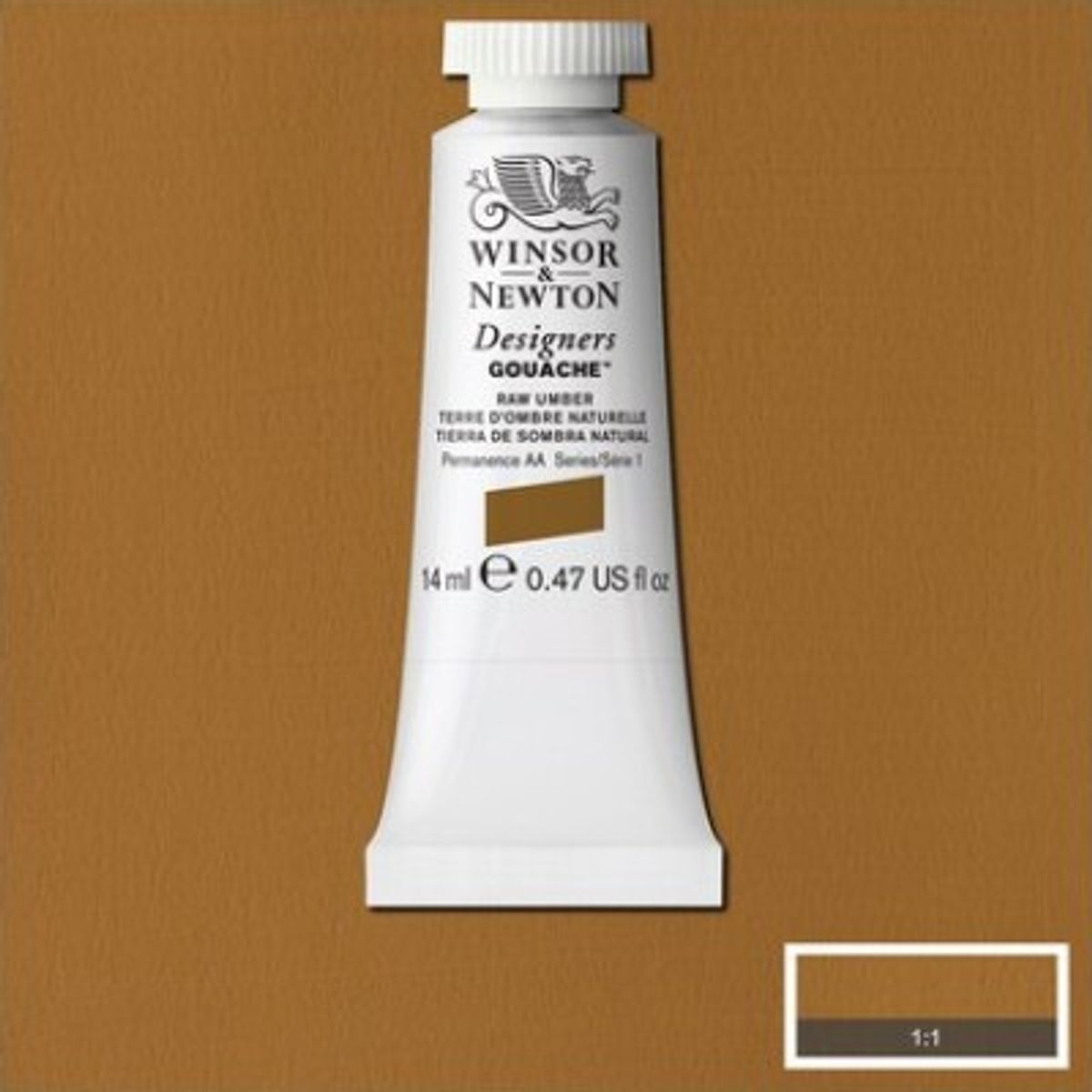 Winsor & Newton - Designers Gouache - 14 Ml - Rå Umber Brun