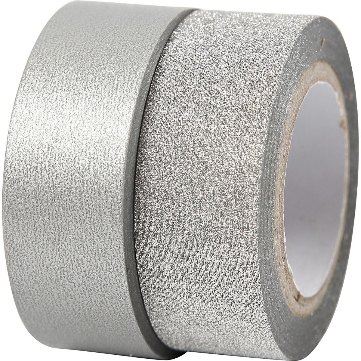 Designtape - B 15 Mm - Sølv - 2 Ruller