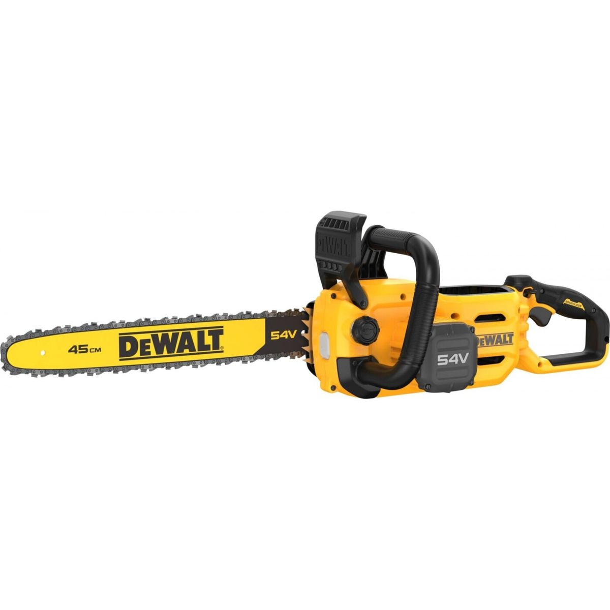 Dewalt Dcmcs574-xj 54v Xr Flexvolt Chainsaw 45 Cm Without Battery And Charger