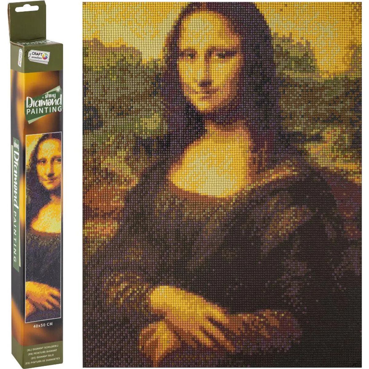 Craft Sensations - Diamond Painting - Mona Lisa - 40 X 50 Cm