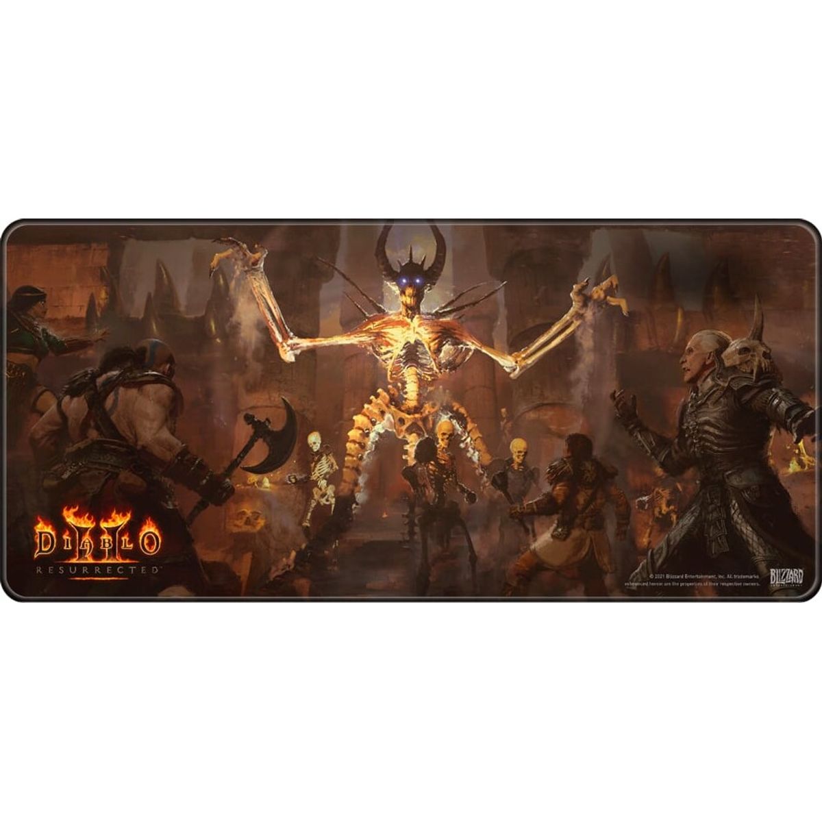 Diablo Ii - Desk Mat - Skrivebordsmåtte - Resurrected Mephisto - 90x42 Cm