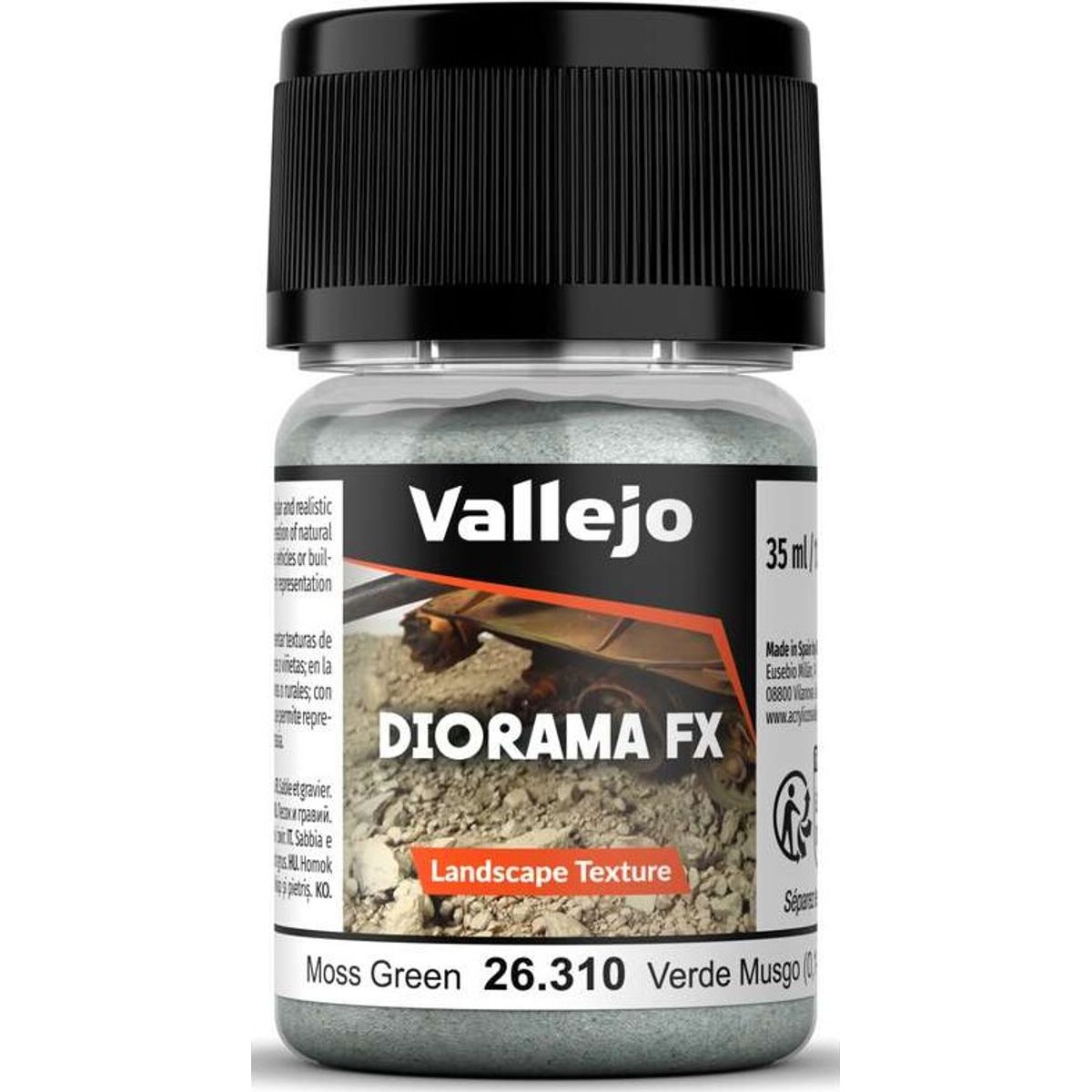 Diorama Fx Moss Green 0,1-1mm, 35ml - 26310 - Vallejo