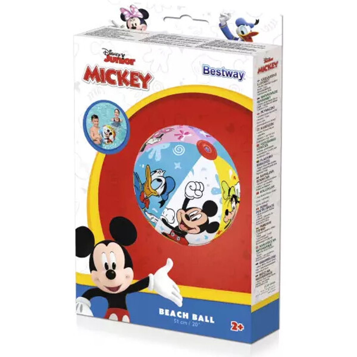 Disney - Mickey Mouse Badebold - Bestway - 51 Cm