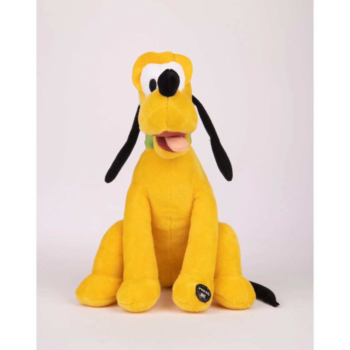 Pluto Bamse Med Lyd - Disney - Siddende - 20 Cm