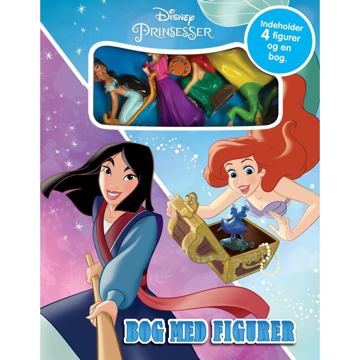 Disney Prinsesser - Bog Med Figurer - Diverse - Bog