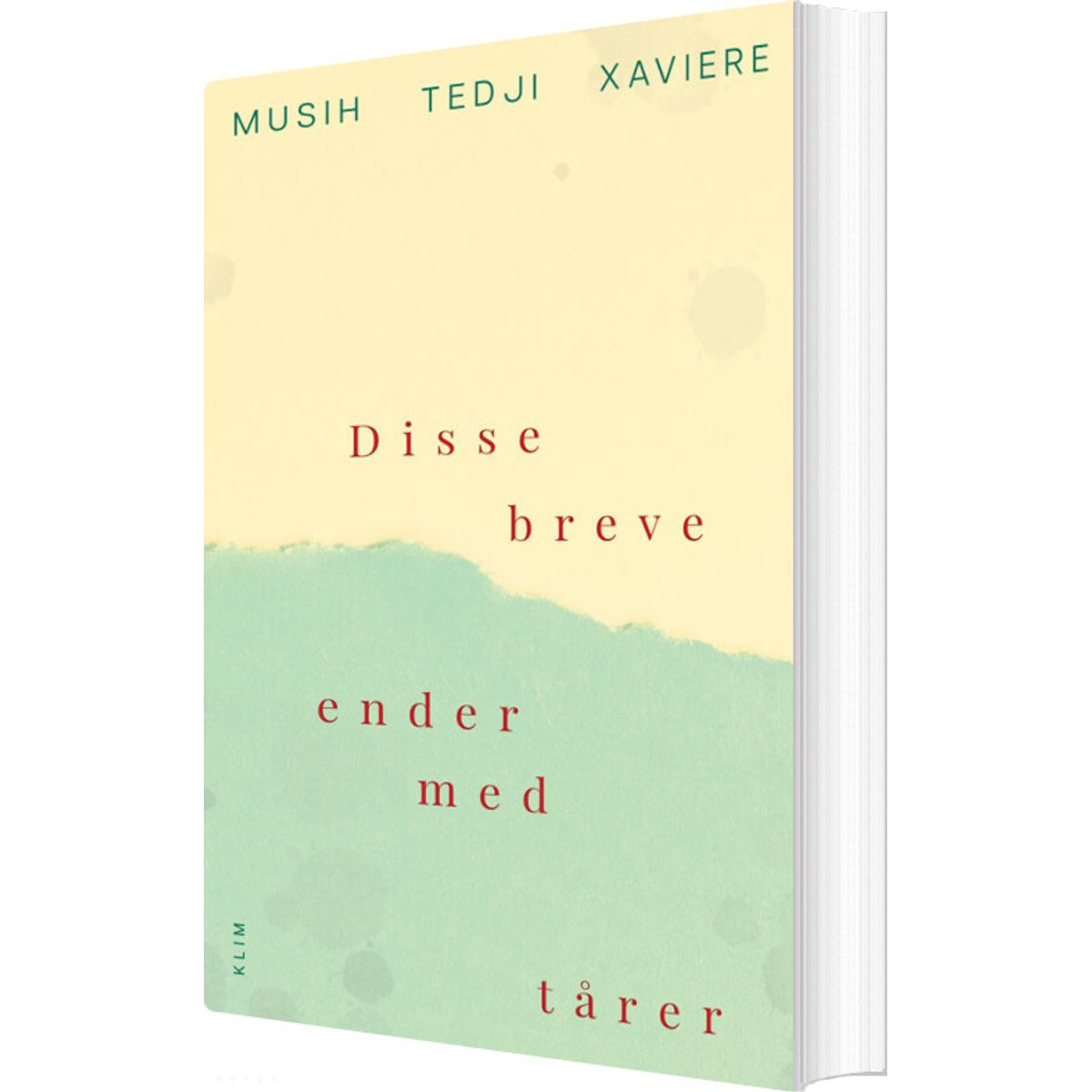 Disse Breve Ender Med Tårer - Musih Tedji Xaviere - Bog