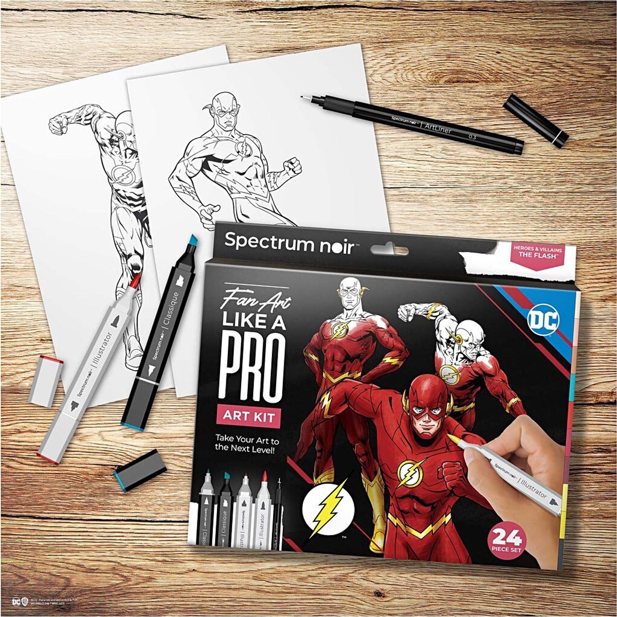 Diy Kit Illustration - Flash - Assorterede Farver