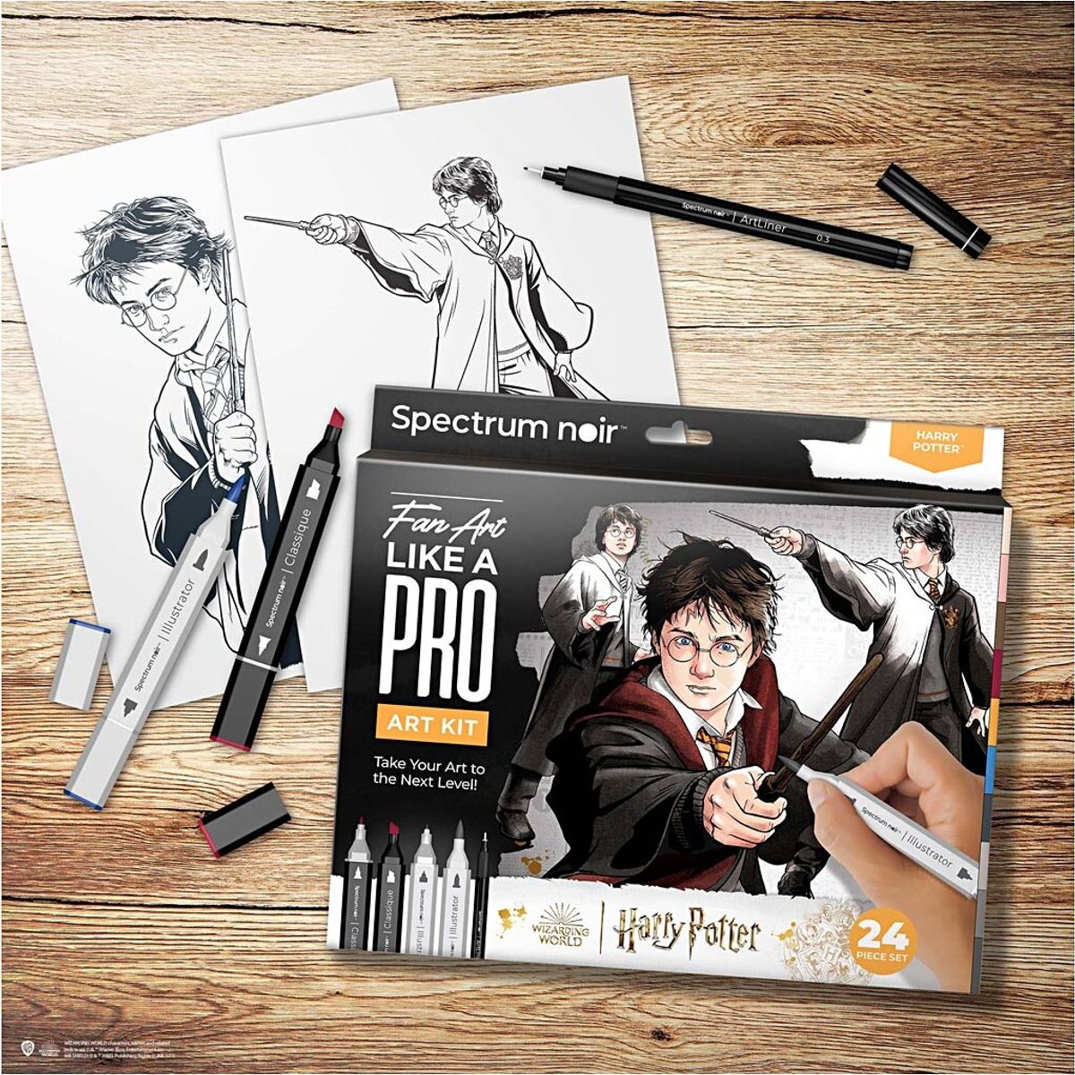 Diy Kit Illustration - Harry Potter - Assorterede Farver