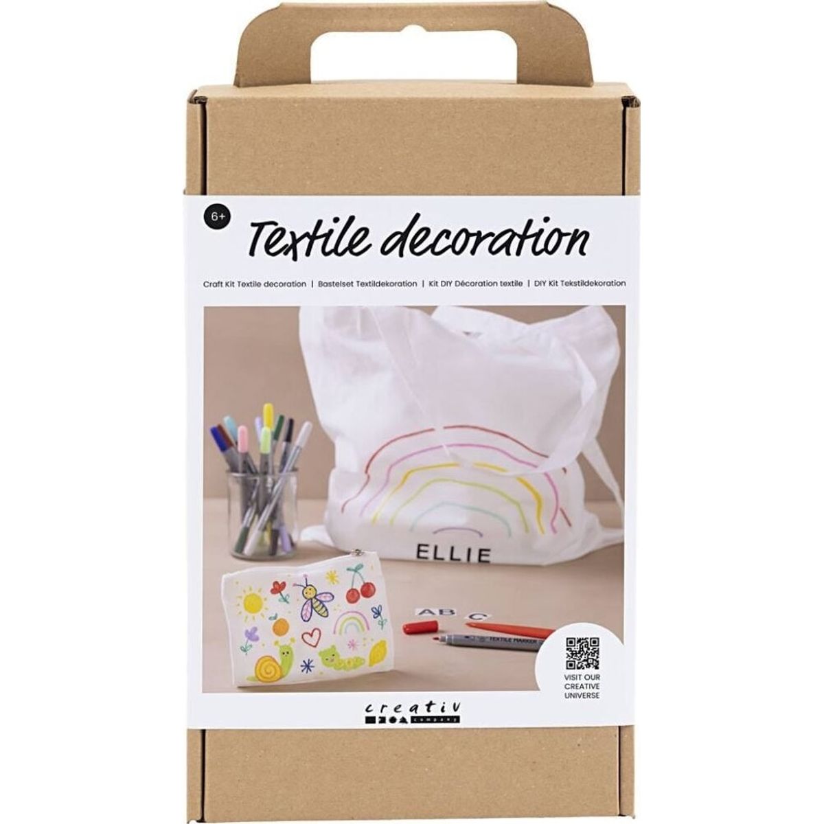 Tekstil Tryk Og Tusser Diy Kit