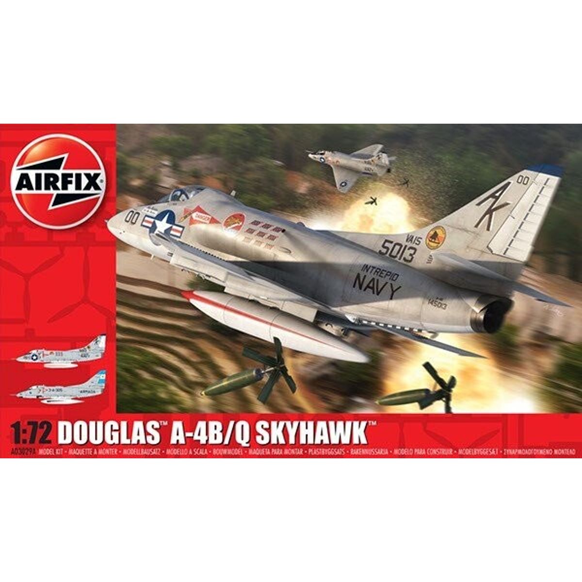 Airfix - Douglas A-4b Skyhawk Fly Byggesæt - 1:72 - A03029a