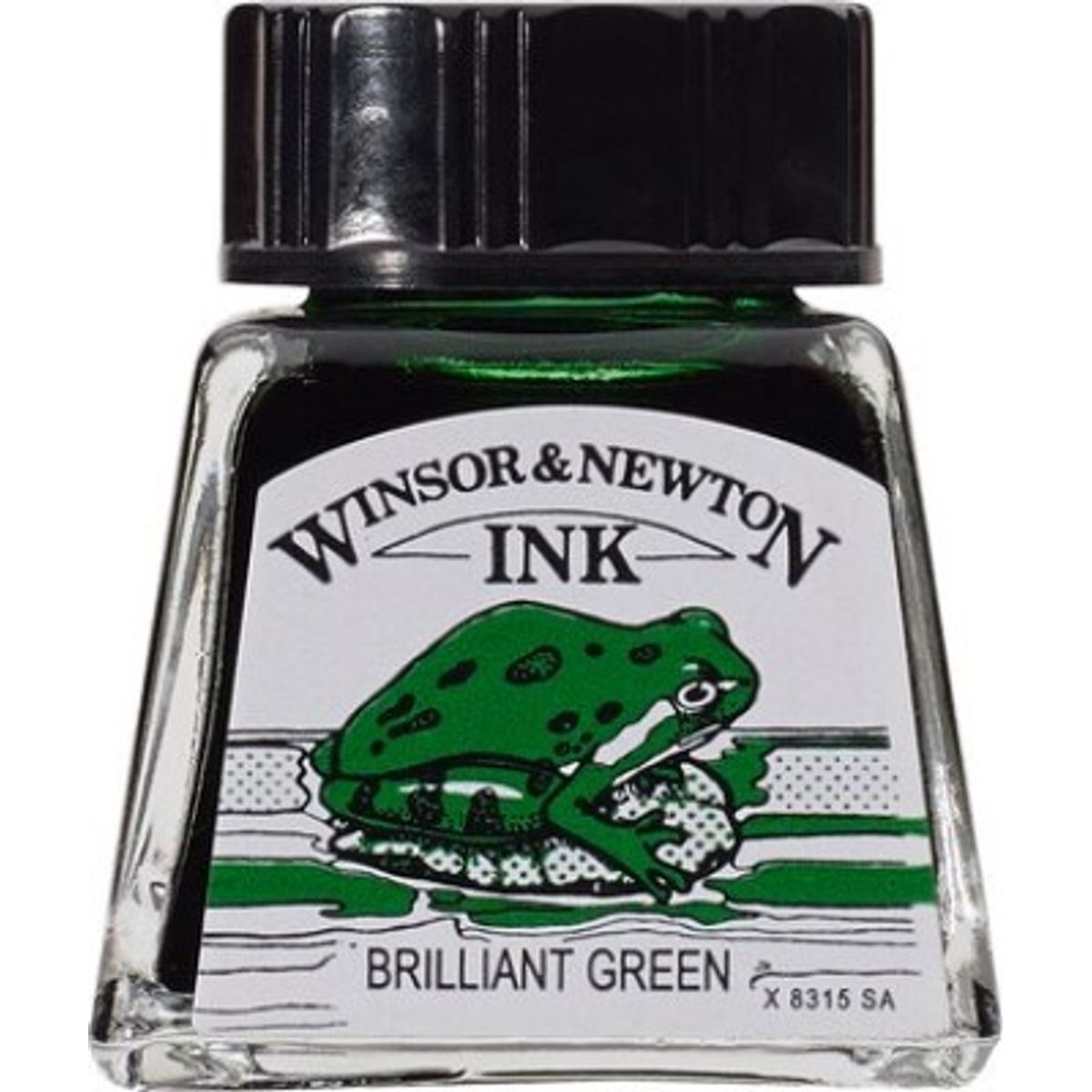 Winsor & Newton - Tegne Blæk - 14 Ml - Brilliant Grøn