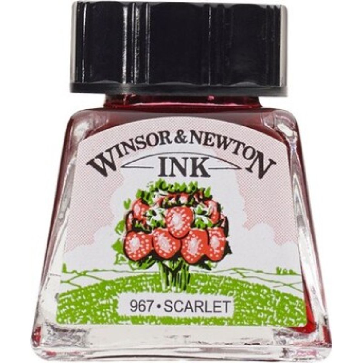 Winsor & Newton - Tegne Blæk - 14 Ml - Scarlet Rød