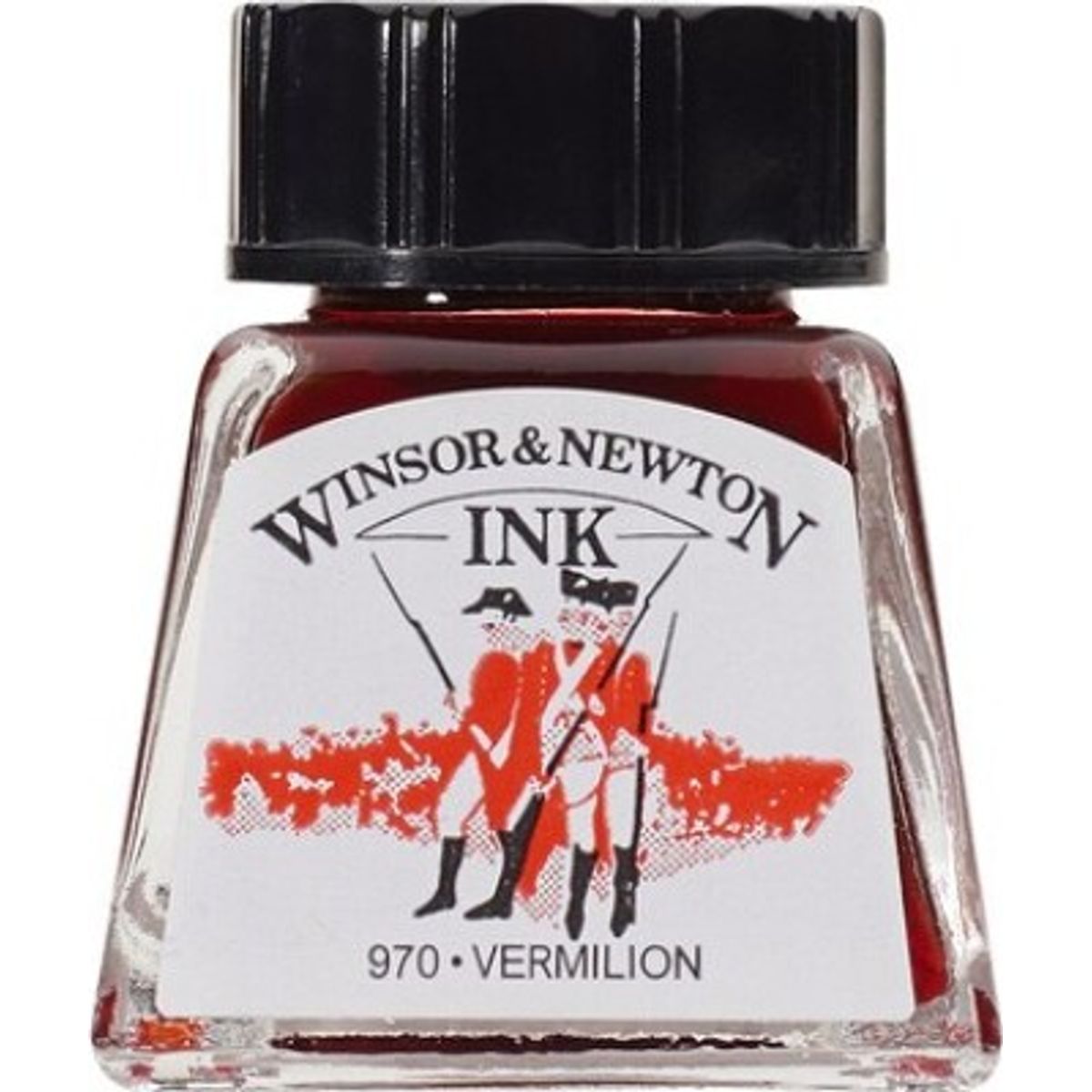 Winsor & Newton - Tegne Blæk - 14 Ml - Vermilion Rød