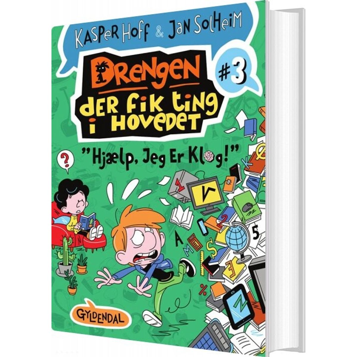 Drengen, Der Fik Ting I Hovedet 3 - Hjælp, Jeg Er Klog - Kasper Hoff - Bog