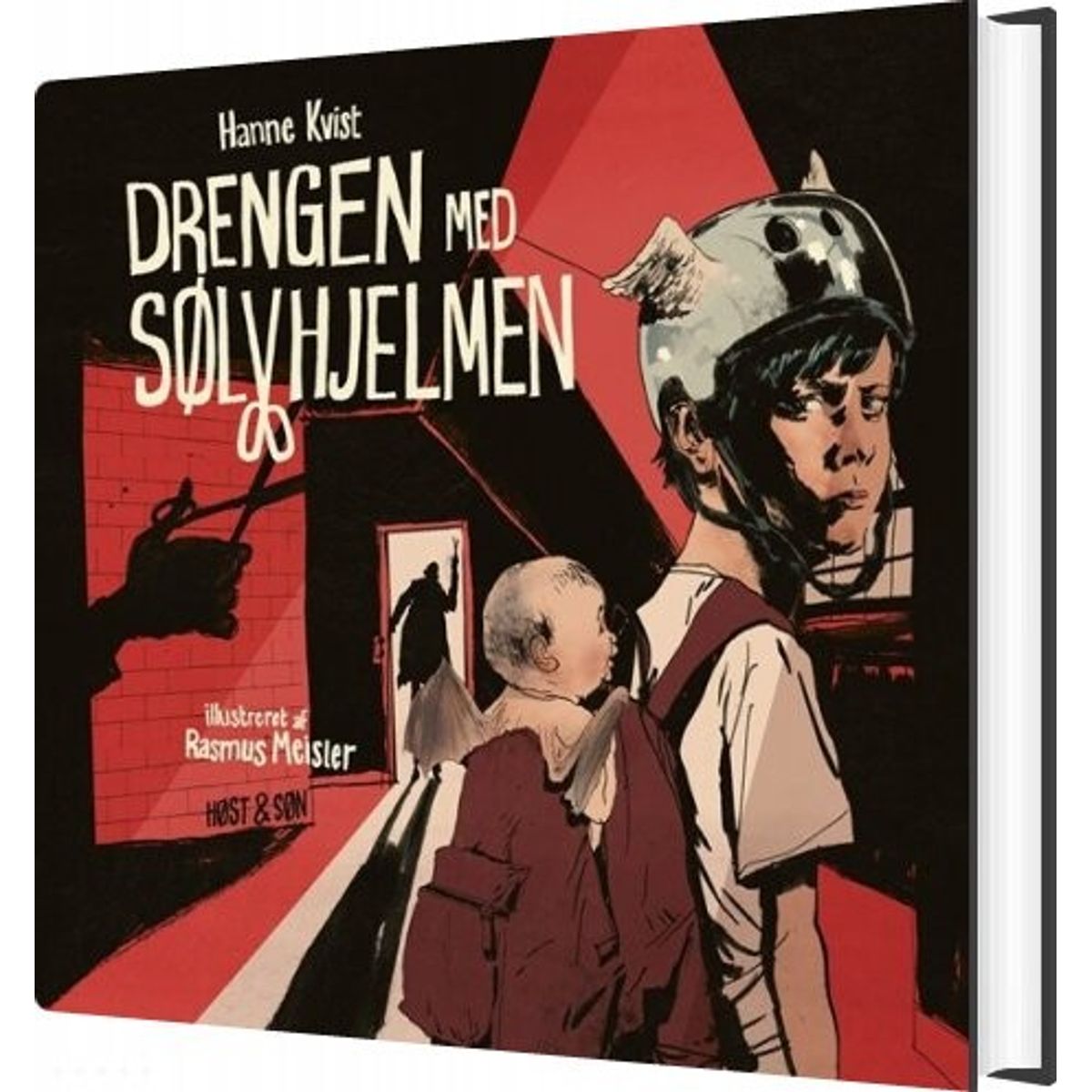 Drengen Med Sølvhjelmen - Grafisk Roman - Hanne Kvist - Bog