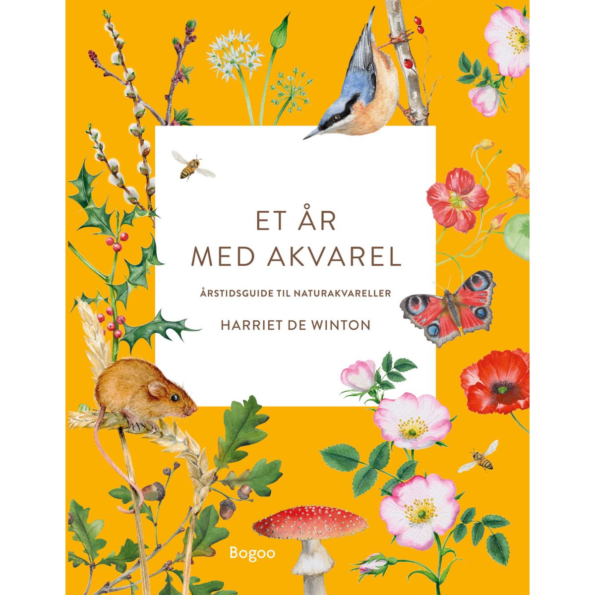 Et år Med Akvarel - Harriet De Winton - Bog