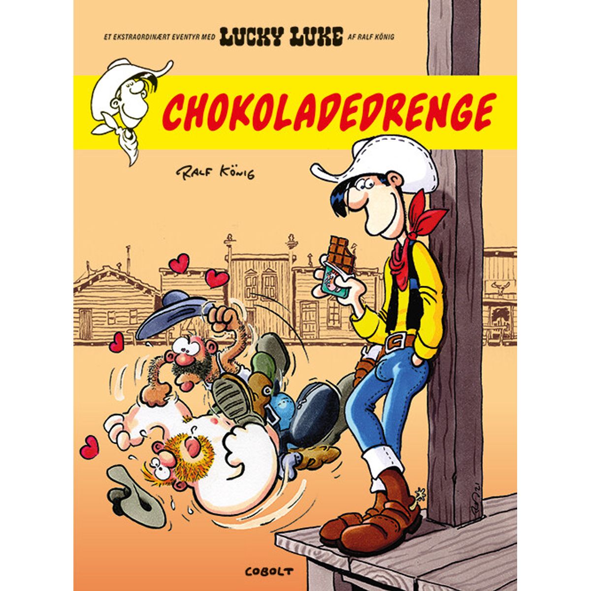 Et Ekstraordinært Eventyr Med Lucky Luke: Chokoladedrenge - Ralf König - Tegneserie