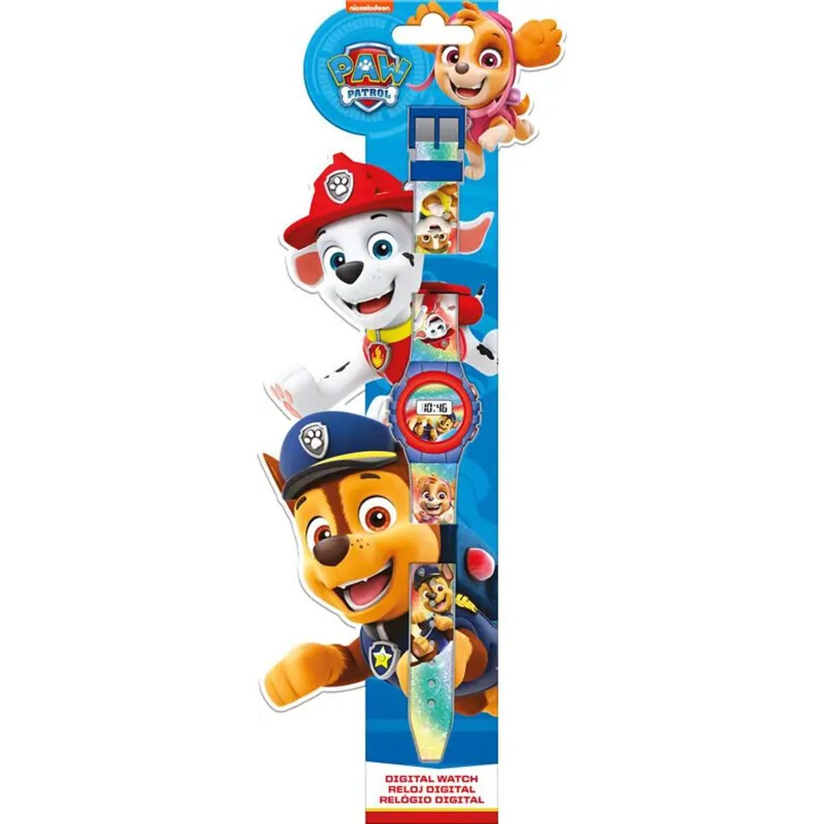 Paw Patrol - Armbåndsur - Digitalt - Blå