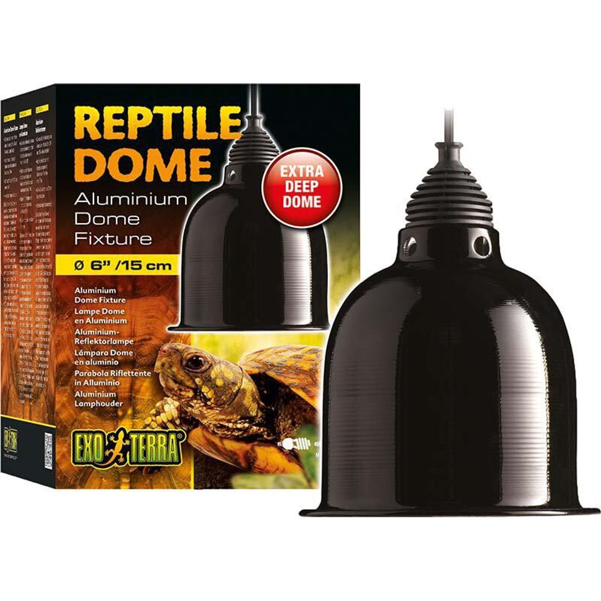 Exo Terra - Lampe Til Terrarium - Reptile Dome - 15 Cm - 160w