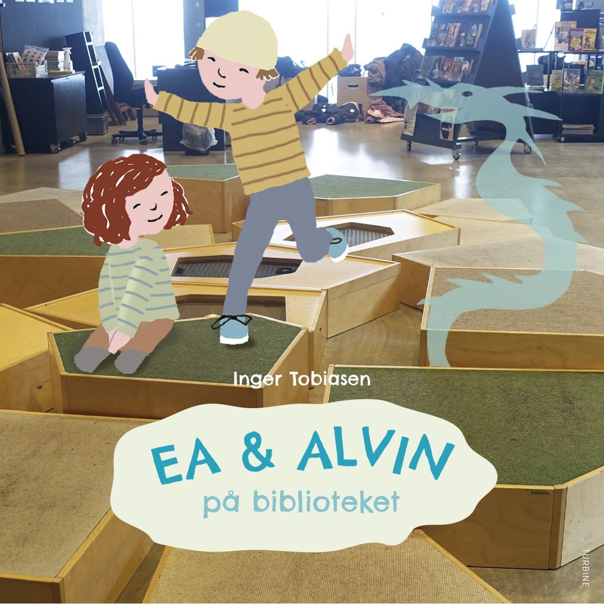 Ea Og Alvin På Biblioteket - Inger Tobiasen - Bog