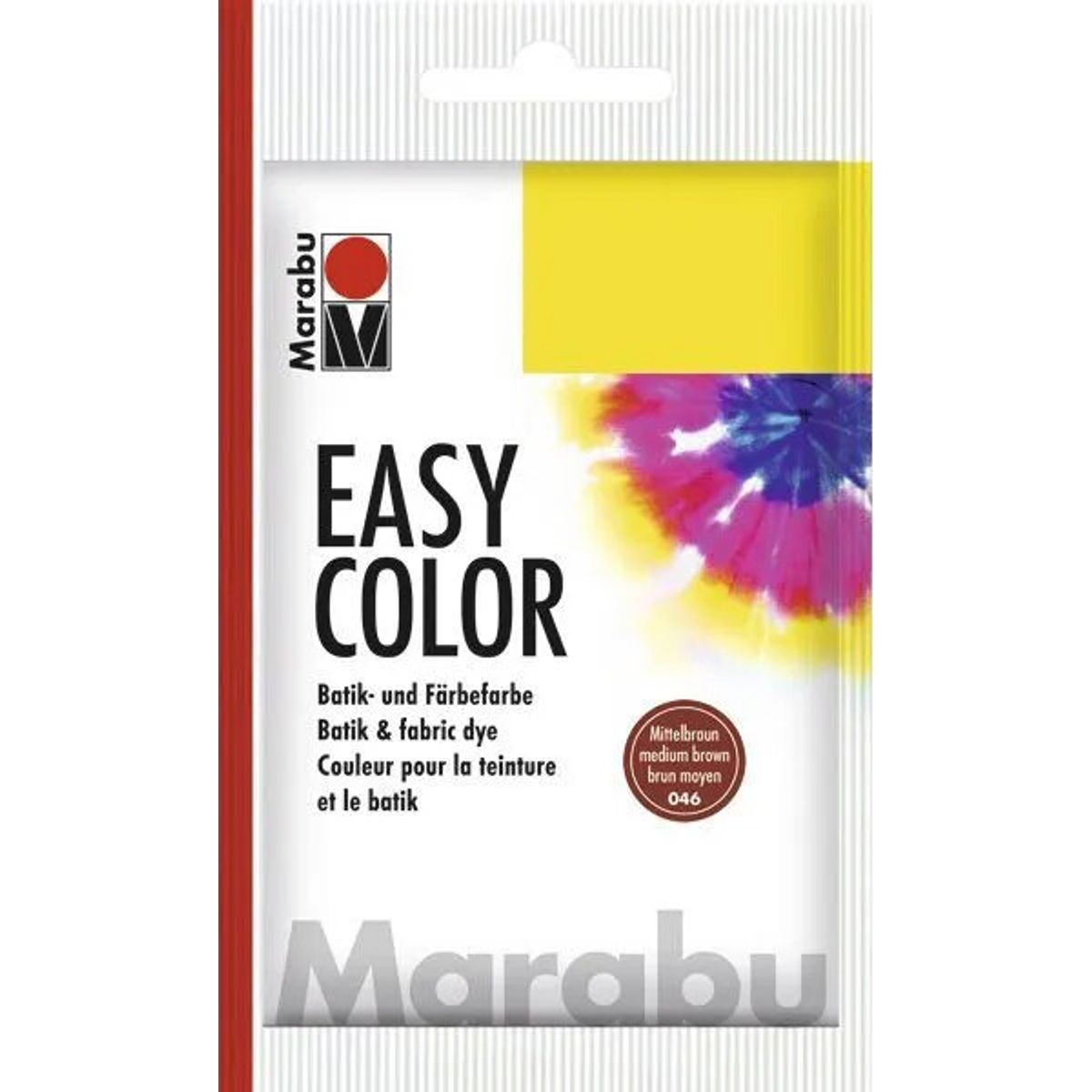 Marabu - Easy Colour - Tekstilfarve - 046 Mellem Brun - 25 G