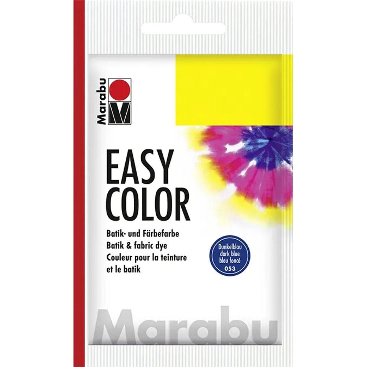 Marabu - Easy Colour - Tekstilfarve - 053 Marine Blå - 25 G