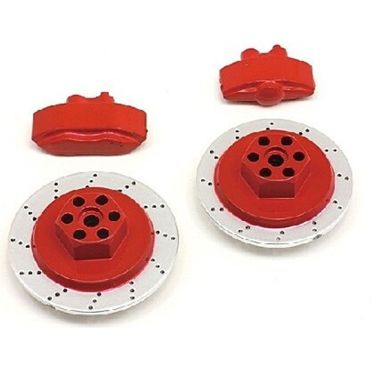 E10 Brake Disc & Caliper Set (red) - Hp33450 - Hpi Racing