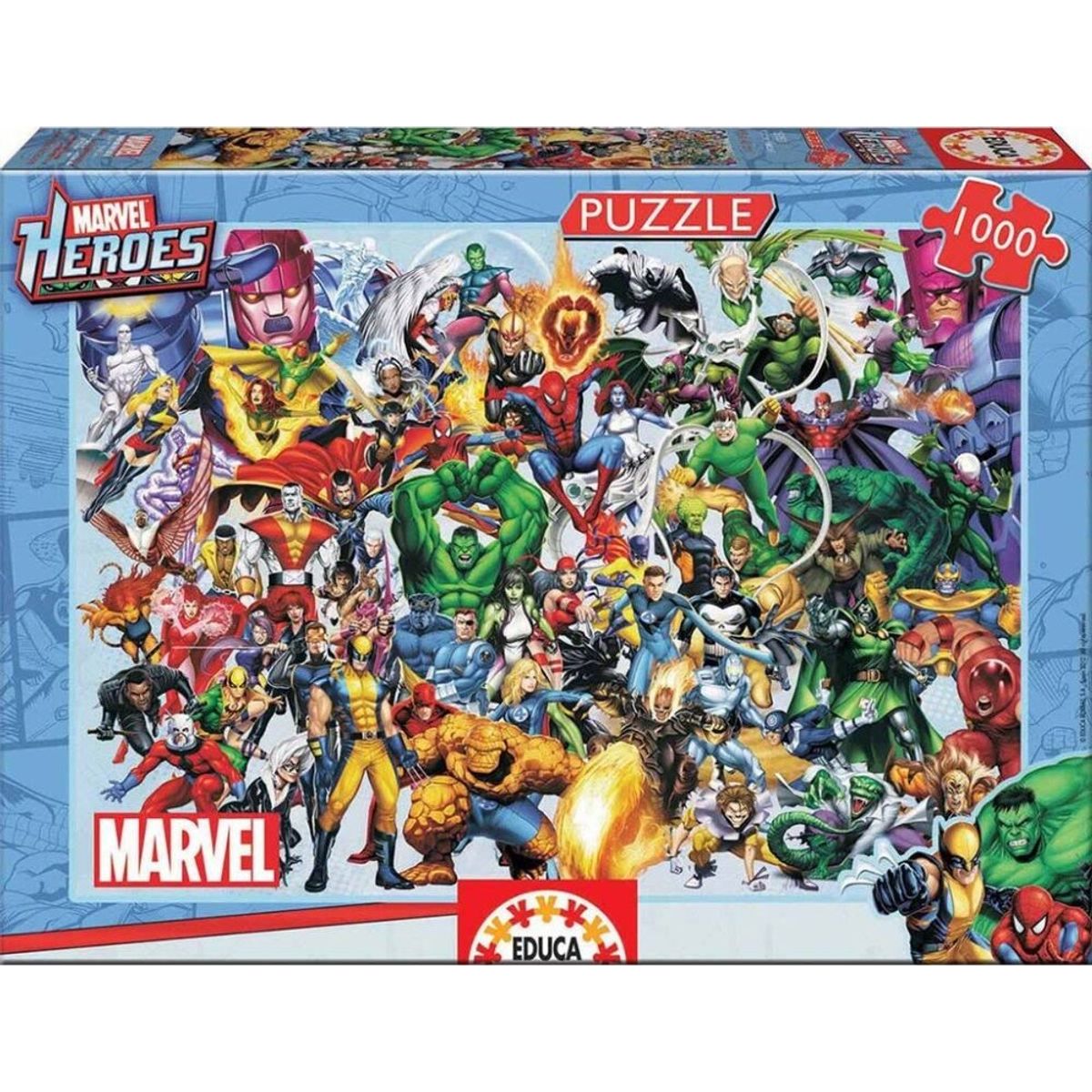 Marvel Puslespil - Superhelte - 1000 Brikker - Educa