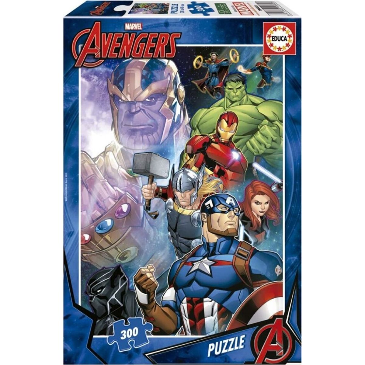 Marvel Puslespil - Avengers - 300 Brikker - Educa