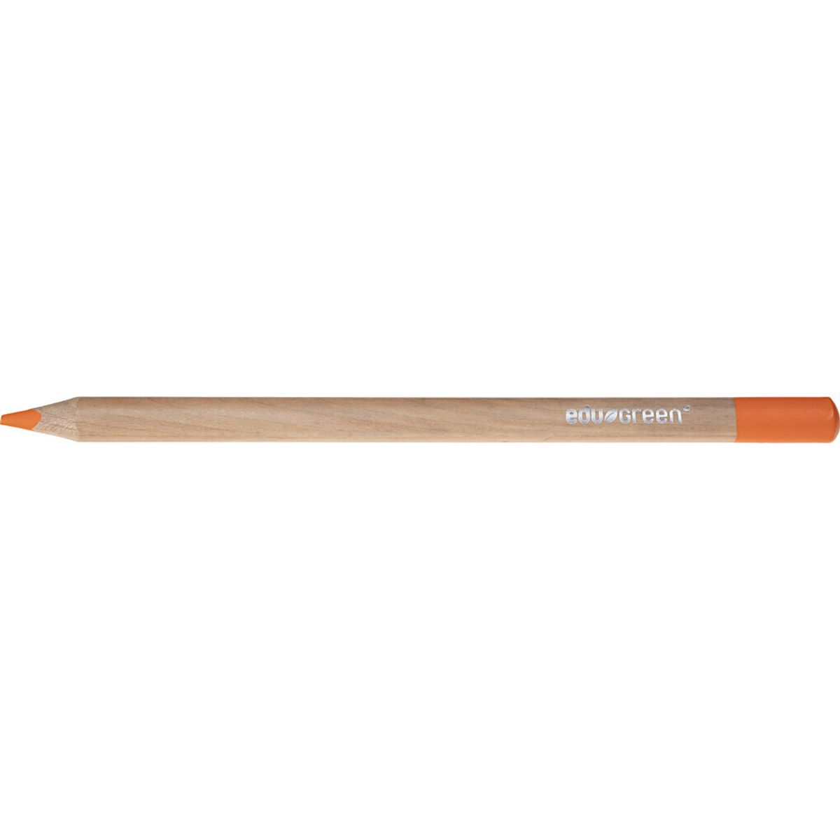 Edu3 Edugreen - Tykke Farveblyanter - Mine 5 Mm - Orange - 10 Stk.