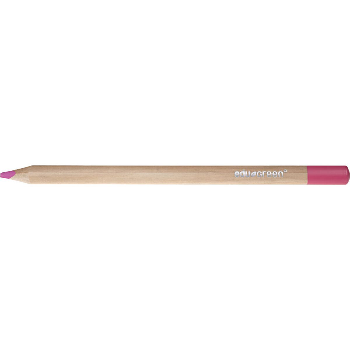 Edu3 Edugreen - Tykke Farveblyanter - Mine 5 Mm - Rosa - 10 Stk.