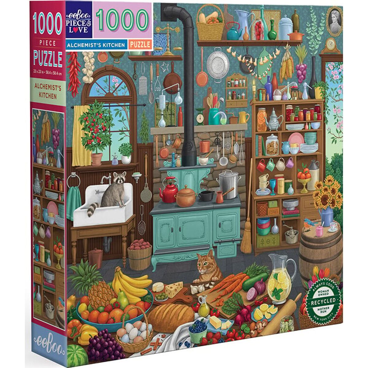 Eeboo Puslespil - Alchemist's Kitchen - 1000 Brikker