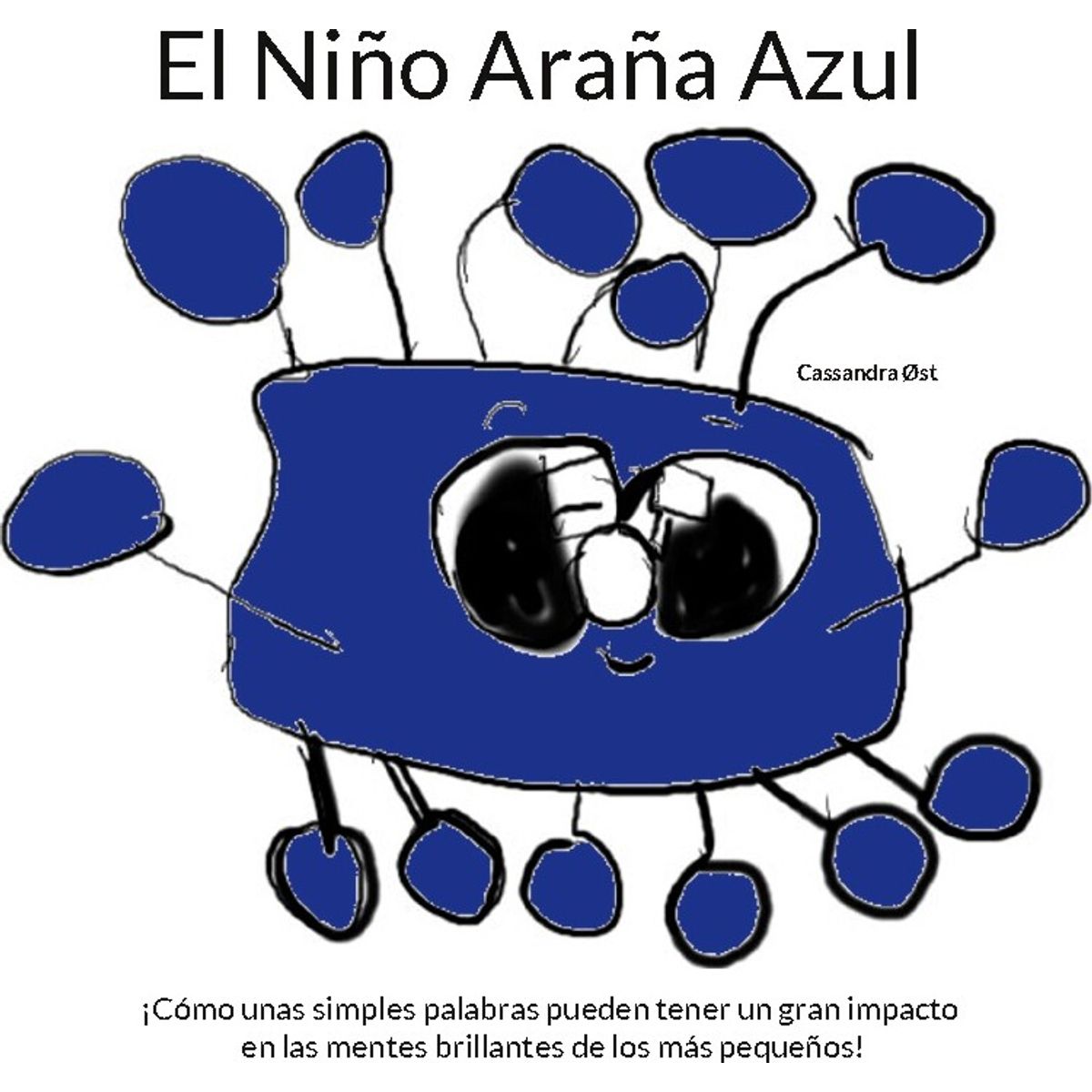 El Niño Araña Azul - Cassandra øst - Spansk Bog