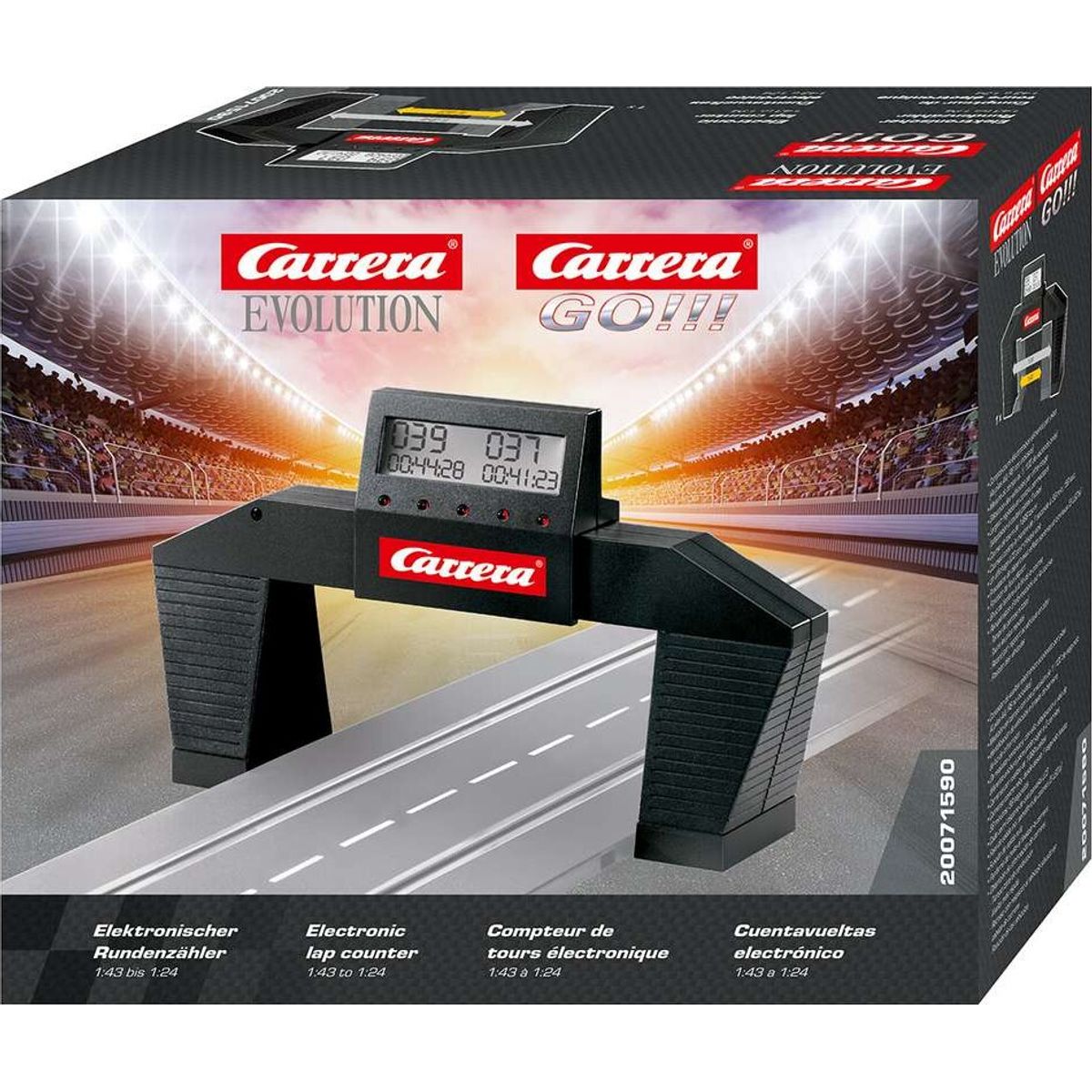 Carrera - Electronic Lap Counter - Go - Evolution - 1:43 - 1:24 - 71590